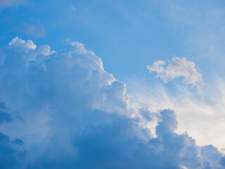 Sunset view of some beautiful clouds