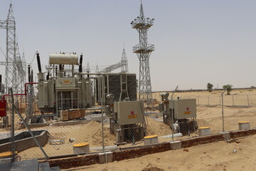 Switchyard 220KV in 320 MW Solar Plant Noorsar, Bikaner, India