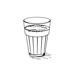 Tea also known chai, chaya vector Illustration Indian Street Food