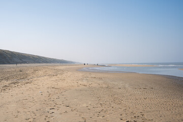 The beach at Noordwijkerhout in the Netherlands, horizontal