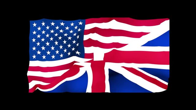 American Flag of The Stars Black Background Video | American Flag Moving Video | USA Stars and Stripes American Flag Video | USA American Grunge Flag Moving Video |American Flag Black Background Video