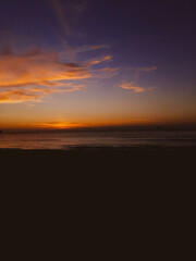 Fototapeta premium sunset over the sea
