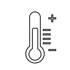 Temperatura plus minus - oznaczenie, regulacja klimatyzacji. Zwiększenie, zmniejszanie temperatury - obrazy, fototapety, plakaty