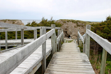 Fototapeta premium Unique photo of arches provincial park in newfoundland