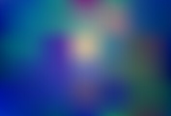 Light BLUE vector blurred shine abstract pattern.