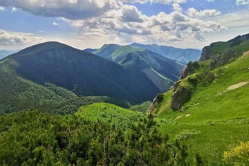 Fototapeta na wymiar landscape with slovakian mountains Mala Fatra