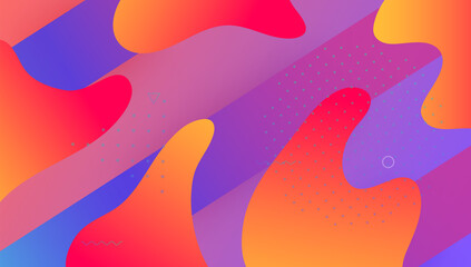 Liquid Flyer. Creative Wallpaper. Wave Landing Page. Art Digital Poster. Abstract Screen. Fluid Layout. Pink Trendy Shape. Vibrant Frame. Magenta Liquid Flyer