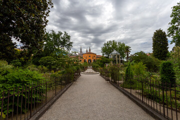 Fototapeta na wymiar University of Padua Botanical Garden in Padua on a summer day
