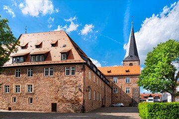 The former Benedictine monastery in Schlüchtern in Hesse in Germany. Das ehemalige...