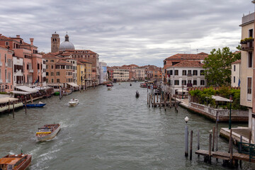The Canal grande in Venice on a summer morning
