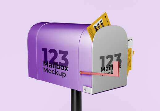 Closed Mailbox Mockup