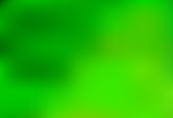 Light Green vector blurred shine abstract template.