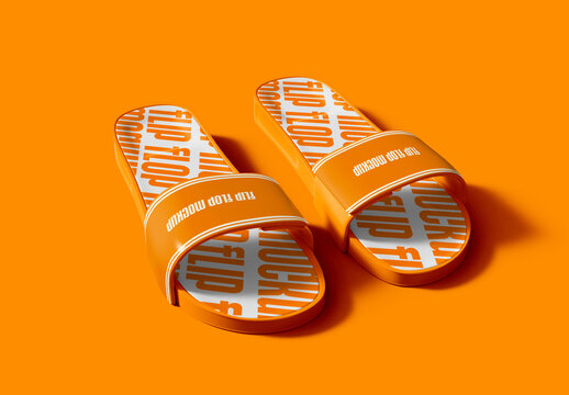 Rubber Slippers Mockup