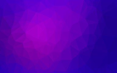 Dark Purple, Pink vector abstract polygonal layout.