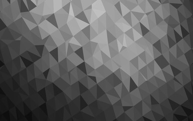 Obraz premium Dark Silver, Gray vector low poly layout.