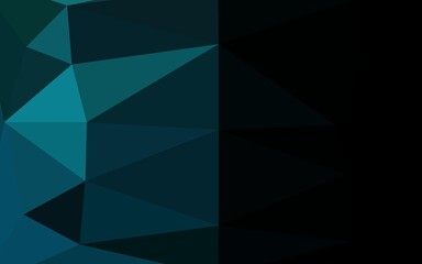 Light BLUE vector polygon abstract background.