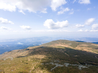 Aerial view of Vitosha Mountain, Bulgaria