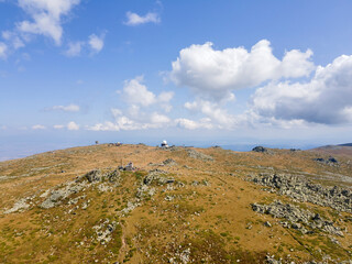 Aerial view of Vitosha Mountain, Bulgaria