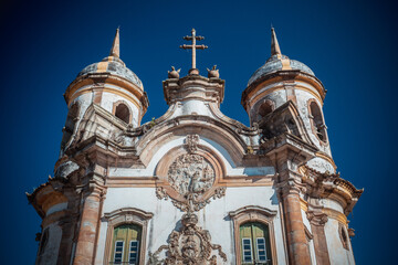 Igreja de São Francisco de Assis, em Ouro Preto, MG.