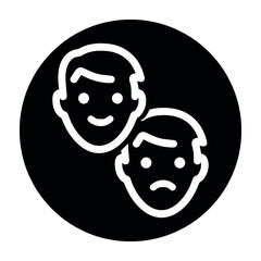 Feedback emoji icons vector design.