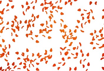 Light Orange vector backdrop with abstract shapes.