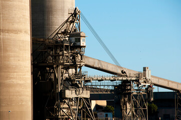 Fototapeta na wymiar Cement Factory - Port Adelaide - Australia