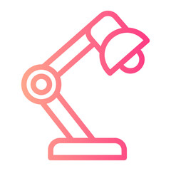 Desk Lamp gradient icon