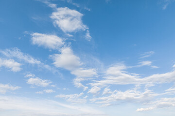 white clouds in blue sky - 513080720