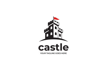 Obraz na płótnie Canvas Castle Logo Template