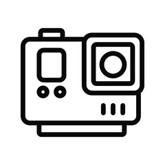 Action camera icon. camera sign. vector illustration