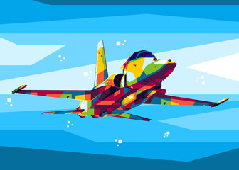 F-5 Jet in WPAP Illustration