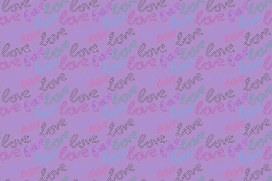 Valentines seamless love pattern for wedding and kids and wrapping paper and notebooks