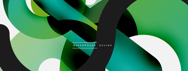 Circle abstract background. Vector illustration for wallpaper banner background card or landing page