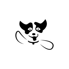 vector dog icon design