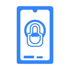 Smart Phone and Lock icon