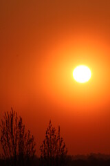 Obraz premium coucher de soleil avril 2020