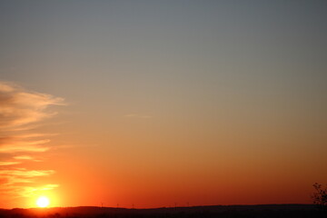 coucher de soleil avril 2020