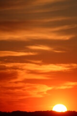 coucher de soleil avril 2020