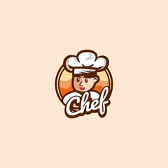 chef logo flat restaurant logo