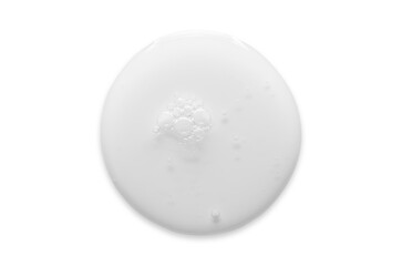 A sample of gel moisturizer for face or body. Isolated on a white background.