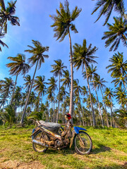 Fototapeta premium Hat Thang Sai Beach in Prachuap Khiri Khan, Thailand