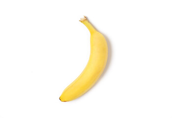 Banana isolated on white background. High quality photo