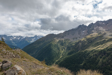 Fototapeta na wymiar Passo Gavia Trentino Alto Adige Italy