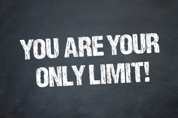 Fototapeta na wymiar You are your only limit