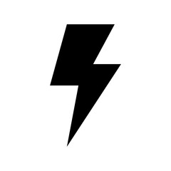 Lightning Icon Vector Symbol Design Illustration