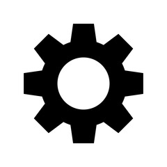 Settings Icon Vector Symbol Design Illustration