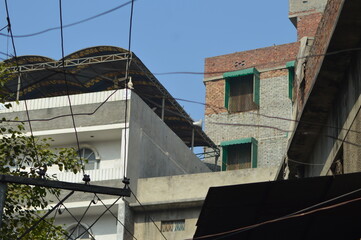 street view of Lahore, Indian subcontinent