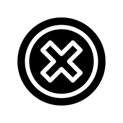 Delete Icon Vector Symbol Design Illustration