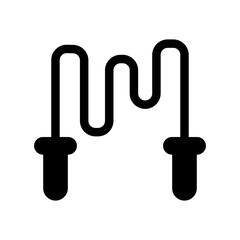 Skipping Rope Icon Vector Symbol Design Illustration