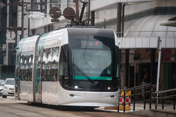 Fototapeta na wymiar 富山の路面電車